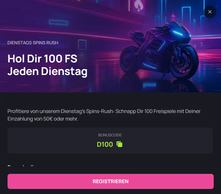 Dienstags Spins Rush