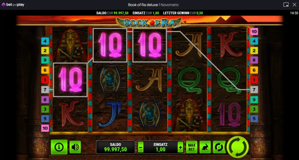 Book of Ra Deluxe Demo